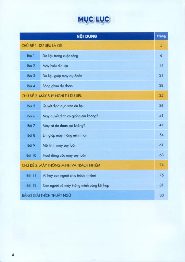 TRÍ TUỆ NHÂN TẠO LỚP 3